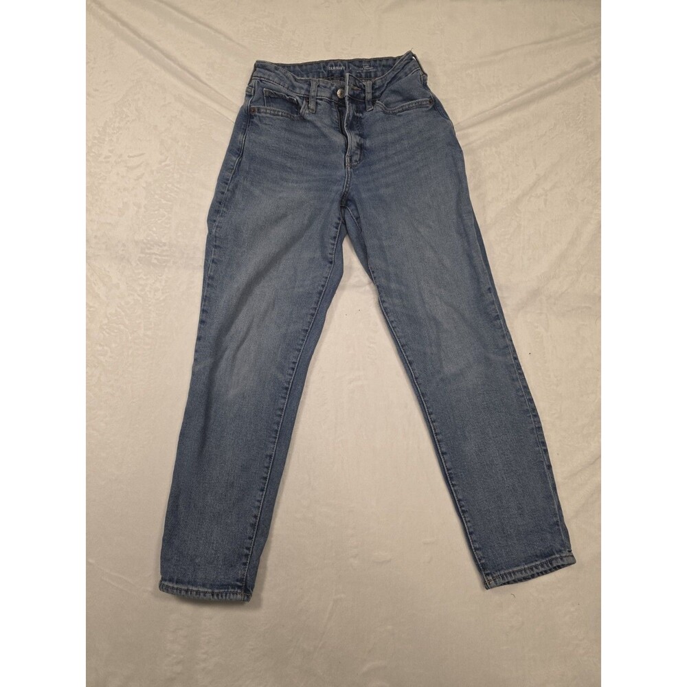 Old Navy Curvy Straight Blue Stretch Denim Women's Jeans Size 2 Regular